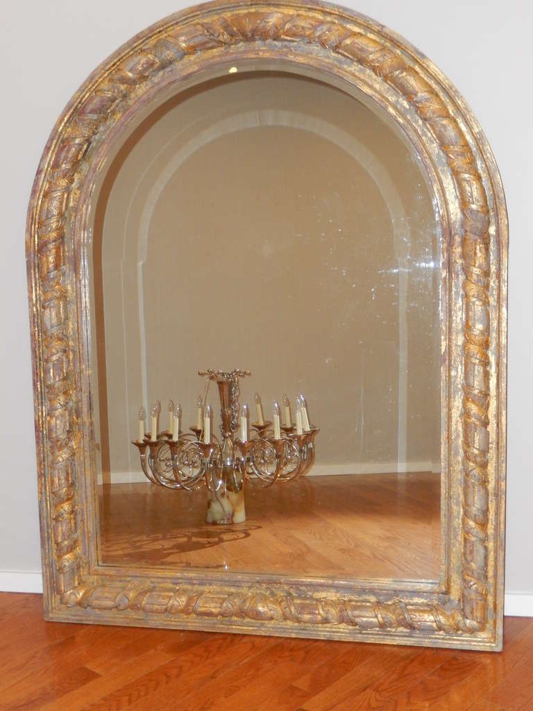 Arch Oversized Wall Mirrors With Most Popular An Oversized French Arched Giltwood Carved Floor Mirror At 1stdibs (View 6 of 15)