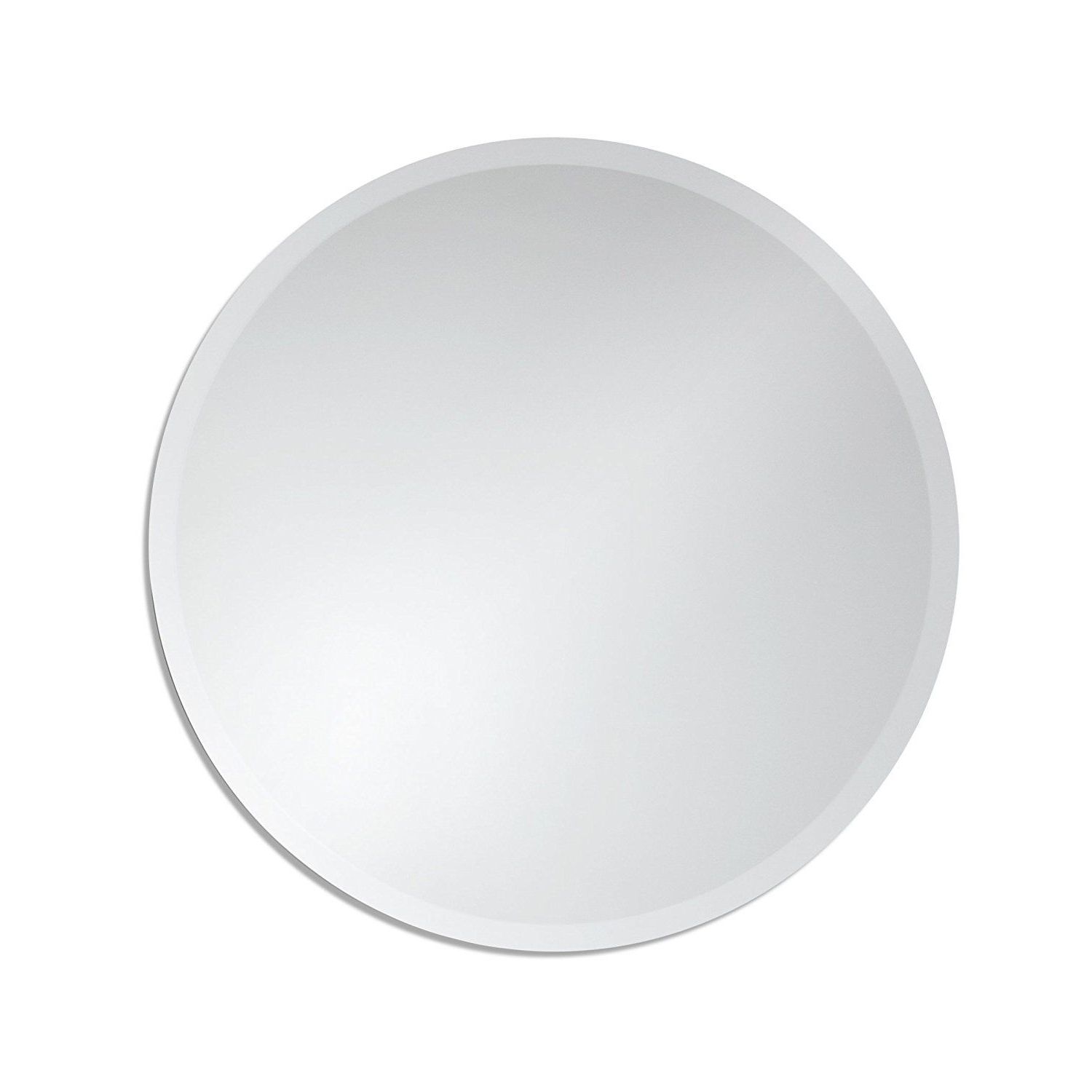 Bathroom, Vanity, Bedroom Within Famous Round Frameless Bathroom Wall Mirrors (View 9 of 15)