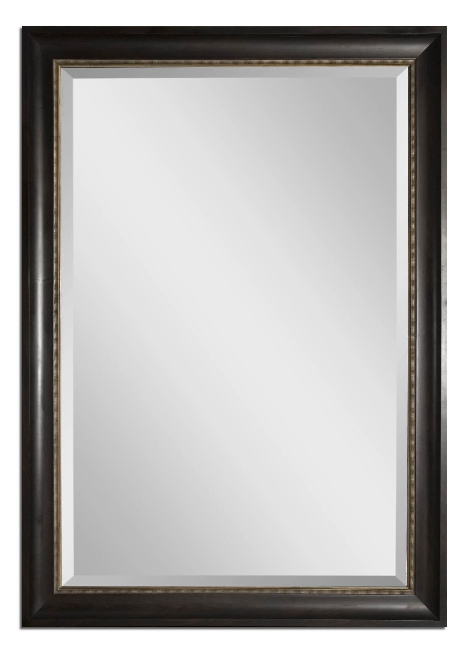 Best And Newest Axton Oversized Black Framed Mirroruttermost (View 8 of 15)
