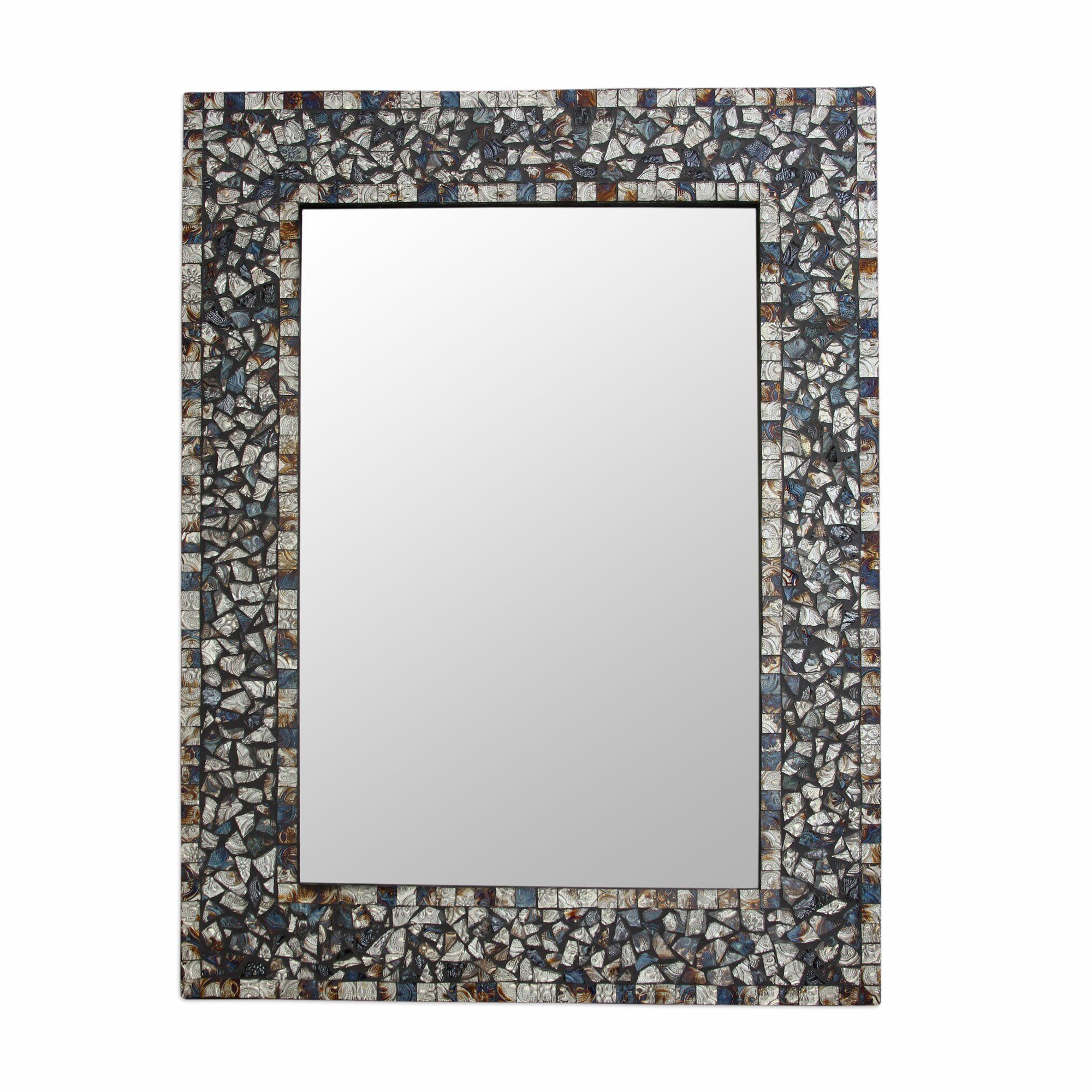 Best And Newest Novica Glass Mosaic Wall Mirror (View 13 of 15)