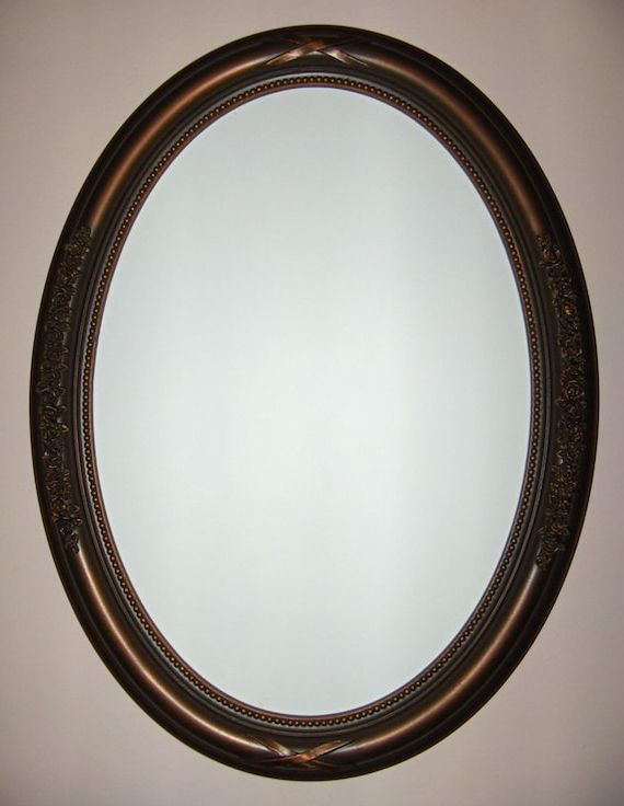 Best And Newest Oval Mirror With Oil Rubbed Bronze Color Frame (View 11 of 15)