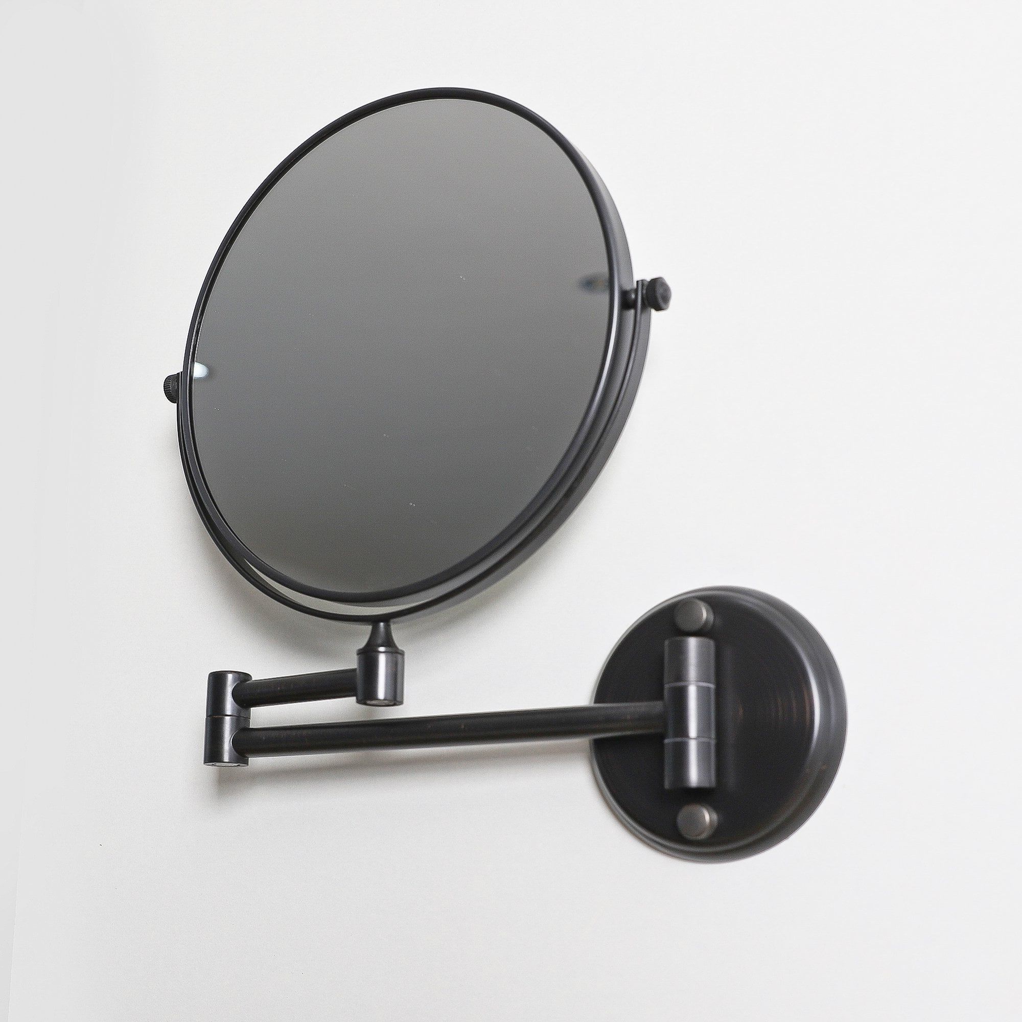 Brushed Matte Black Wall Mount Cosmetic Mirror Pertaining To Most Recently Released Matte Black Arch Top Mirrors (View 4 of 15)
