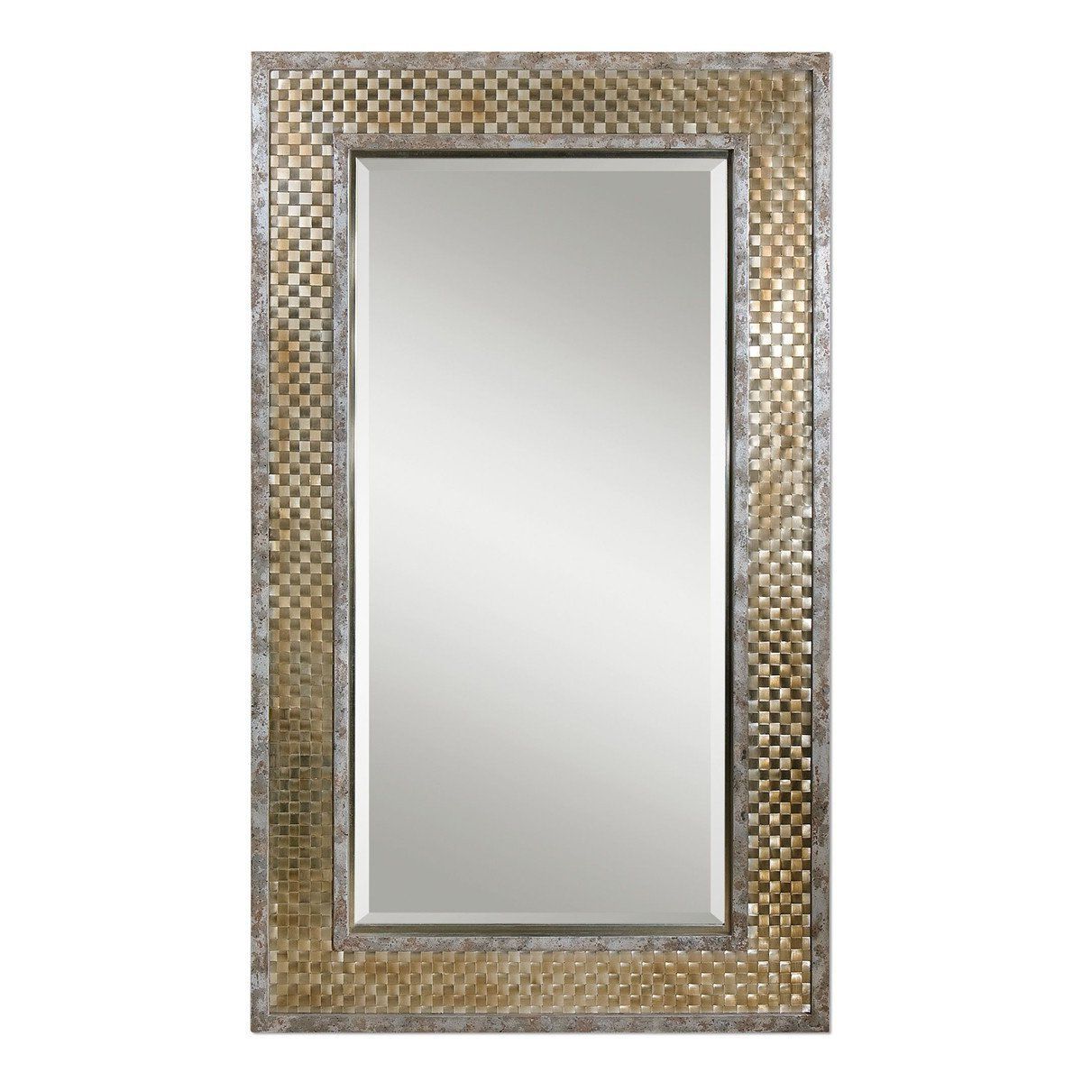 Brushed Nickel Mirror, Rectangular Mirror (View 6 of 15)