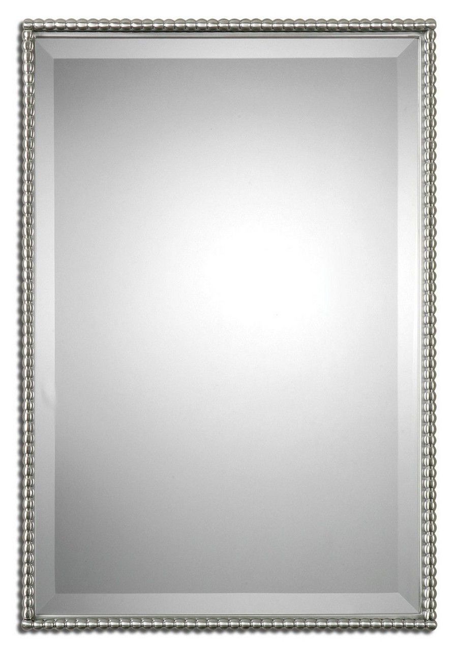 Brushed Nickel Mirror Within Well Known Brushed Nickel Octagon Mirrors (View 9 of 15)