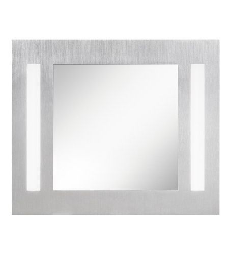 Brushed Nickel Rectangular Wall Mirrors With Regard To Widely Used Kichler 78203 Signature 32 X 27 Inch Brushed Nickel Wall Mirror (View 13 of 15)