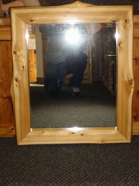 Cedar Live Edge Framed Mirror Pertaining To 2020 Edged Wall Mirrors (View 13 of 15)