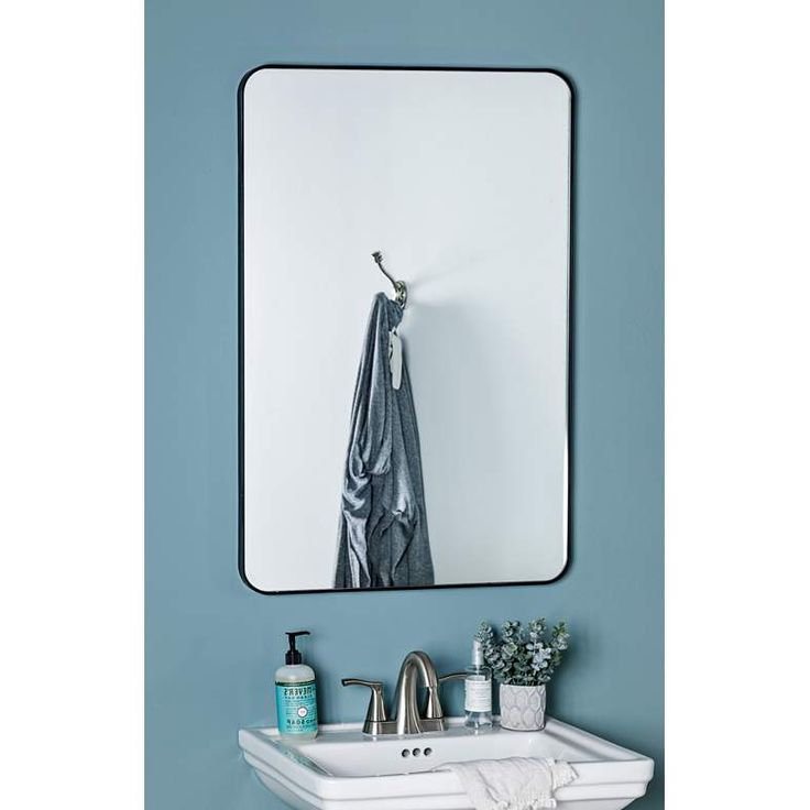 Cooper Classics Sierra Matte Black 24" X 36" Wall Mirror – #47g75 Intended For Most Up To Date Matte Black Rectangular Wall Mirrors (View 7 of 15)