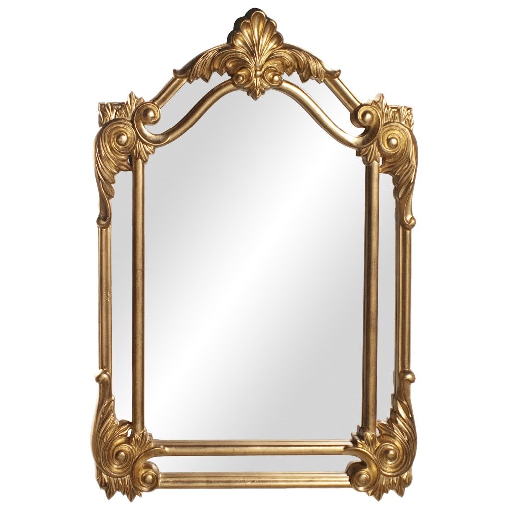 Cortland Antique Gold Leaf Mirror – Free Shipping Today – Overstock In Trendy Antiqued Gold Leaf Wall Mirrors (View 12 of 15)