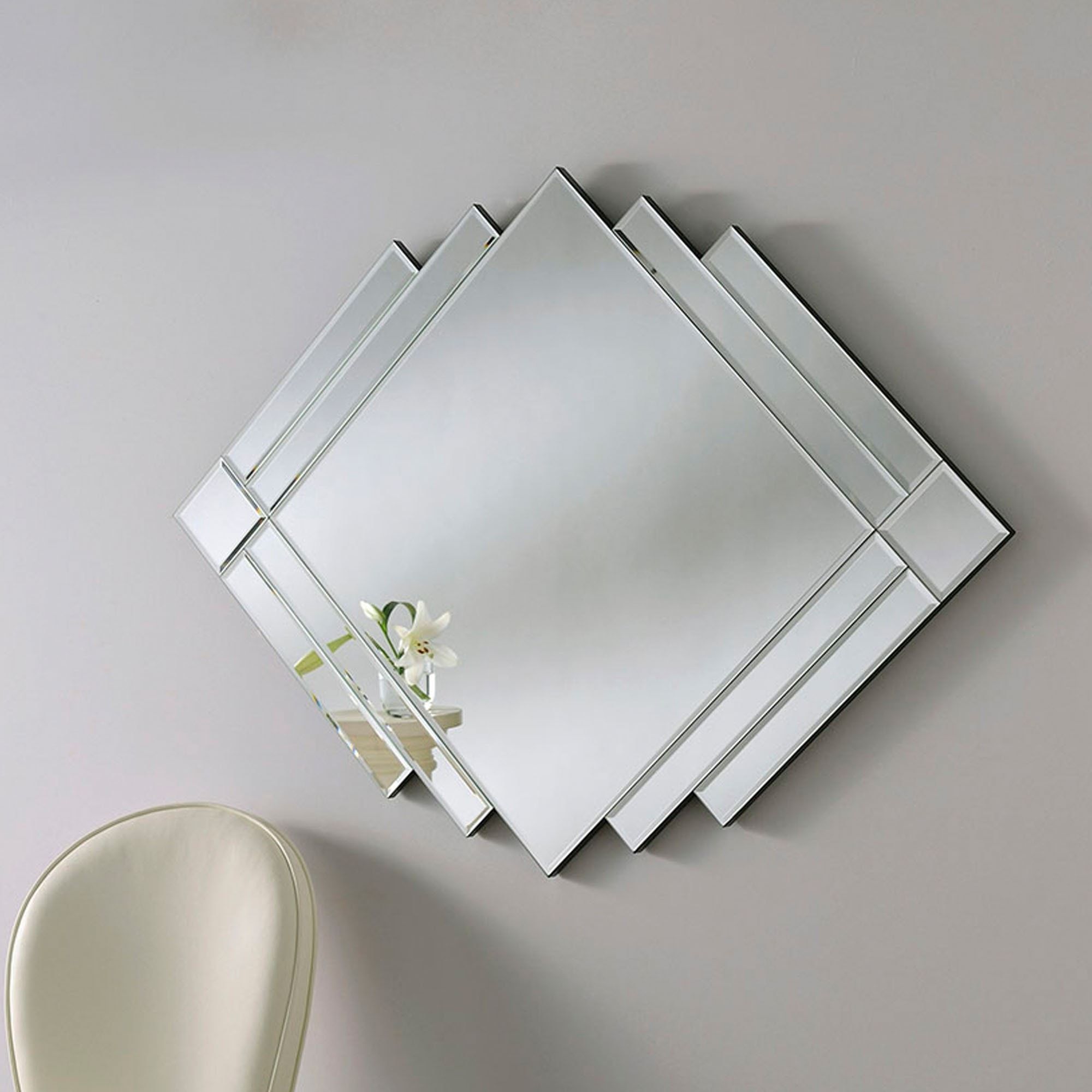Current Art Deco Silver Wall Mirror (View 12 of 15)
