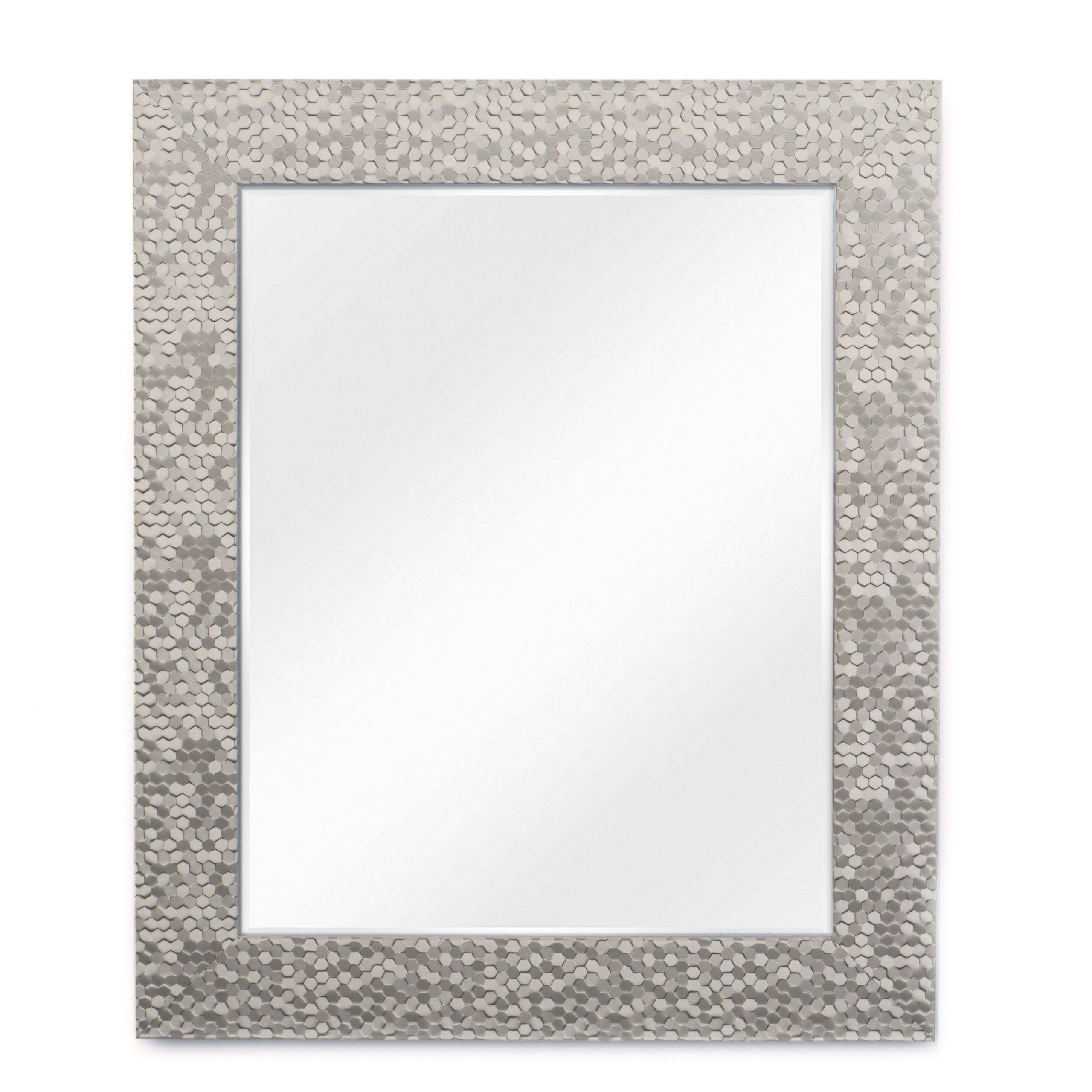 Current Brushed Nickel Octagon Mirrors In Wall Mirror For Bathroom Or Vanity , 21x25 Brushed Nickel – Walmart (View 11 of 15)