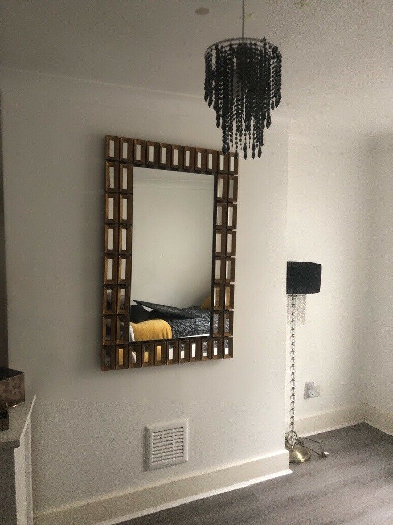 Current Large Bronze Feature Wall Mirror (View 15 of 15)
