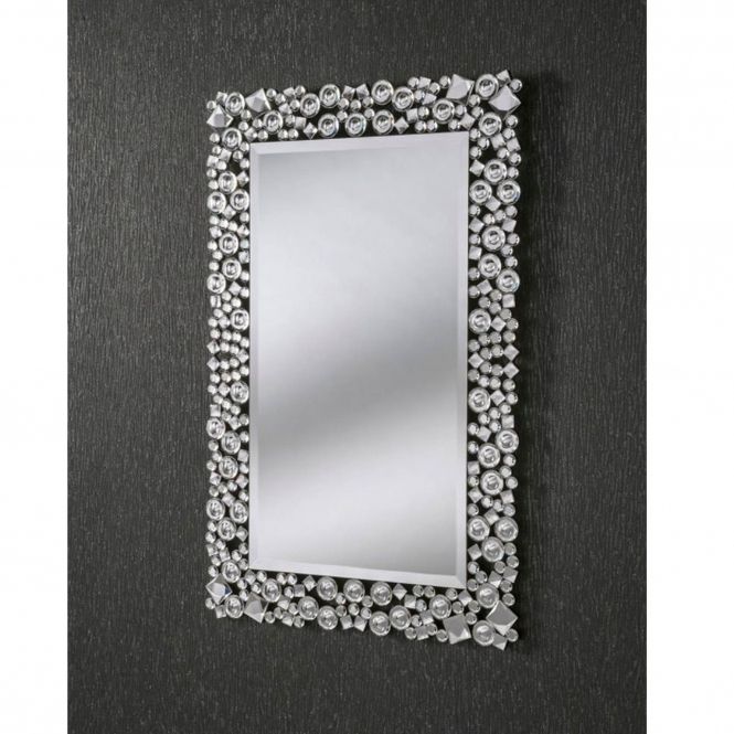 Decorative Crystal Rectangular Wall Mirror (View 11 of 15)