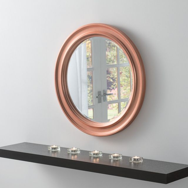 Denver Round Silver Circular Framed Mirror With Regard To Trendy Round 4 Section Wall Mirrors (View 13 of 15)
