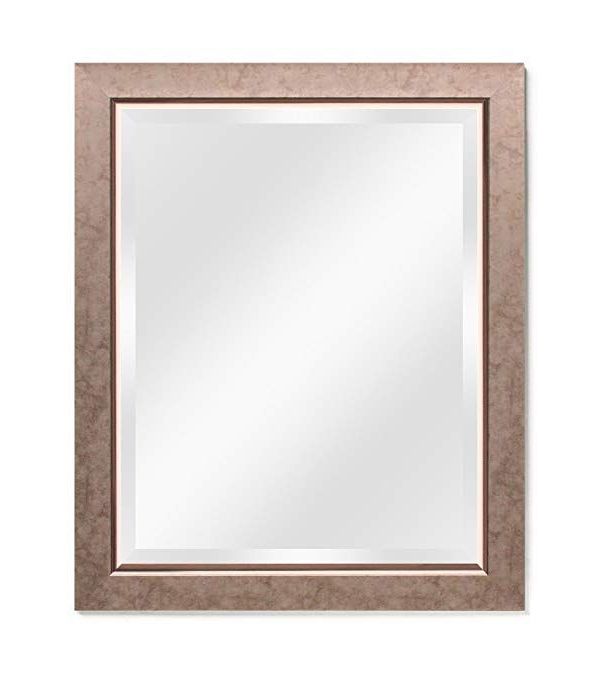 Ecohome Premium Framed Wall Mirror – Beveled, Copper Bronze Regarding 2019 Bronze Rectangular Wall Mirrors (View 4 of 15)