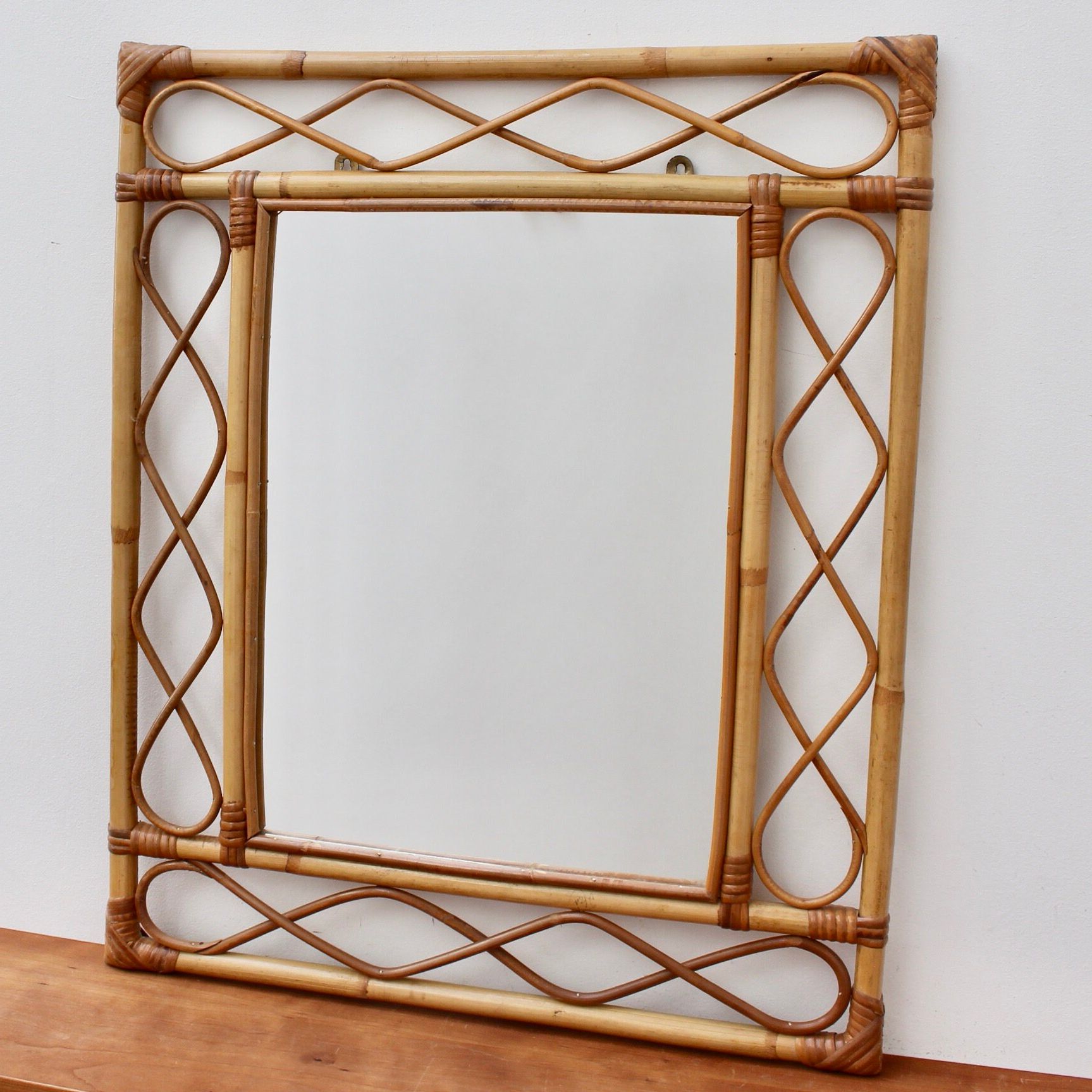 Etsy Within Rectangular Bamboo Wall Mirrors (View 1 of 15)
