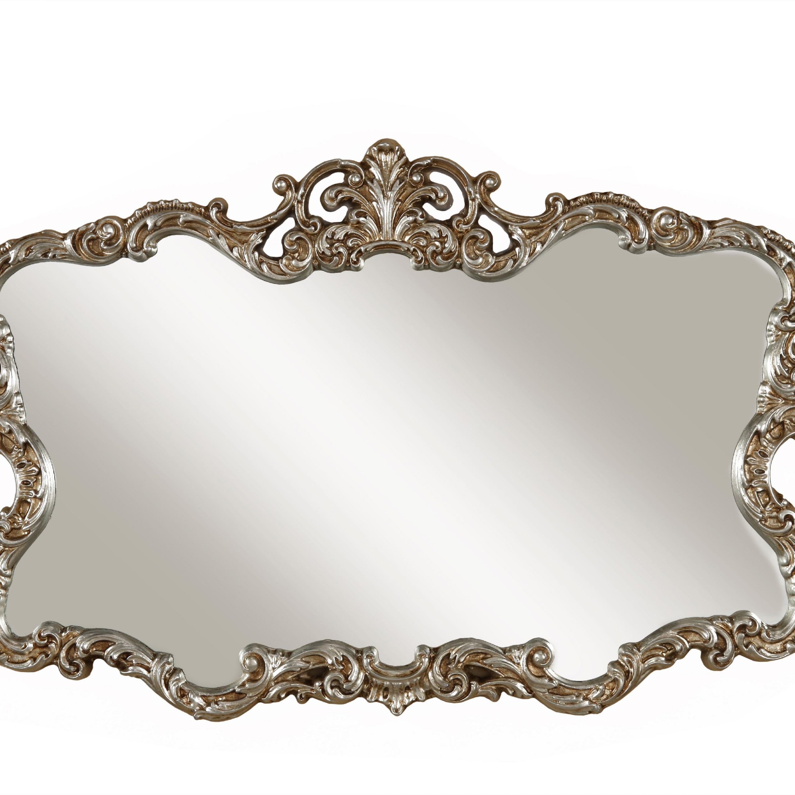 Famous Big Aureate Antique Silver Decorative Wall Mirrormartin Svensson Within Antiqued Silver Quatrefoil Wall Mirrors (View 12 of 15)