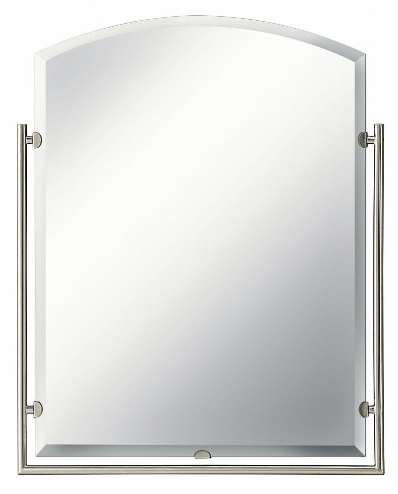 Fashionable Kichler Lighting 41056ni 24 Inch Mirror – Brushed Nickel Finish (View 12 of 15)