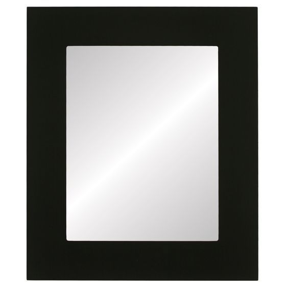 Favorite Ashland Framed Rectangle Mirror – Matte Black (View 14 of 15)