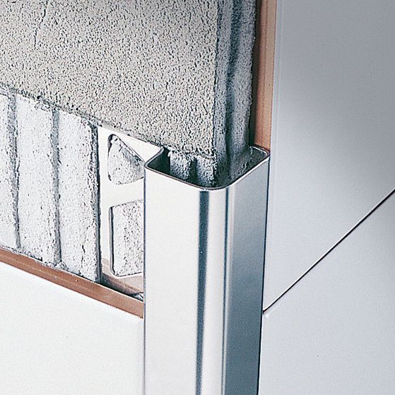 Favorite Cut Corner Edge Wall Mirrors For Stainless Steel Edge Trim – Roundcorner Re – Profilitec – For Tiles (View 2 of 15)