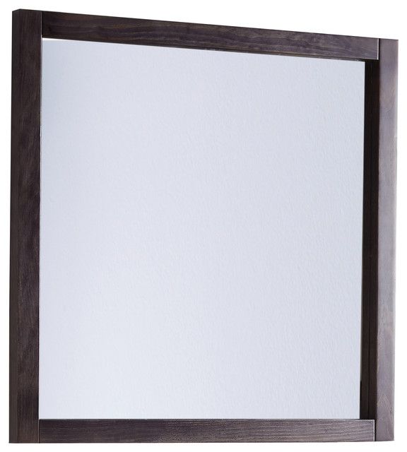 Favorite Mirror Framed Bathroom Wall Mirrors For 32" Niza Wall Framed Mirror – Contemporary – Bathroom Mirrors – (View 2 of 15)