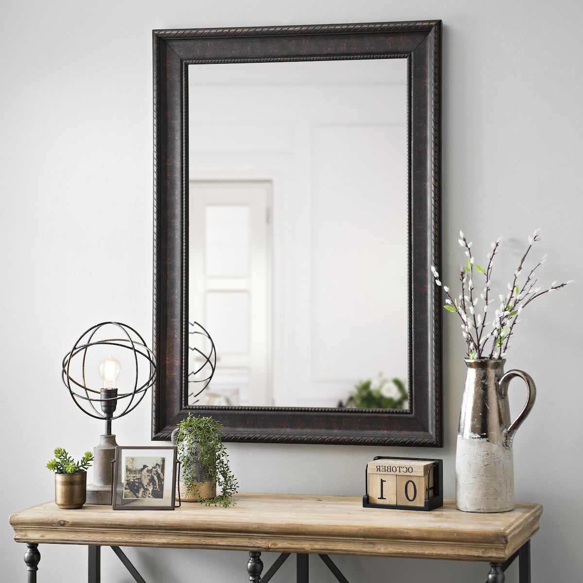 Favorite This Bronze Mirror Is Perfect For A Bathroom Reno! (View 8 of 15)
