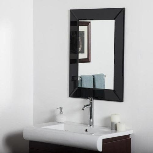Frameless Cut Corner Vanity Mirrors With Regard To Well Known Decor Wonderland  (View 7 of 15)