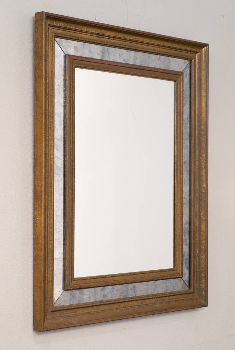 French Brass Wall Mirrors Inside 2019 French Vintage Brass Framed Mirror At 1stdibs (View 10 of 15)