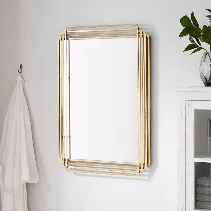 Gold Bamboo Vanity Wall Mirrors Inside Well Known Sethfield Decorative Vanity Mirror (View 1 of 15)