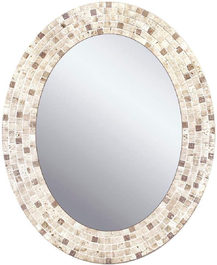Head West Mosaic Oval Wall Mirror (View 2 of 15)