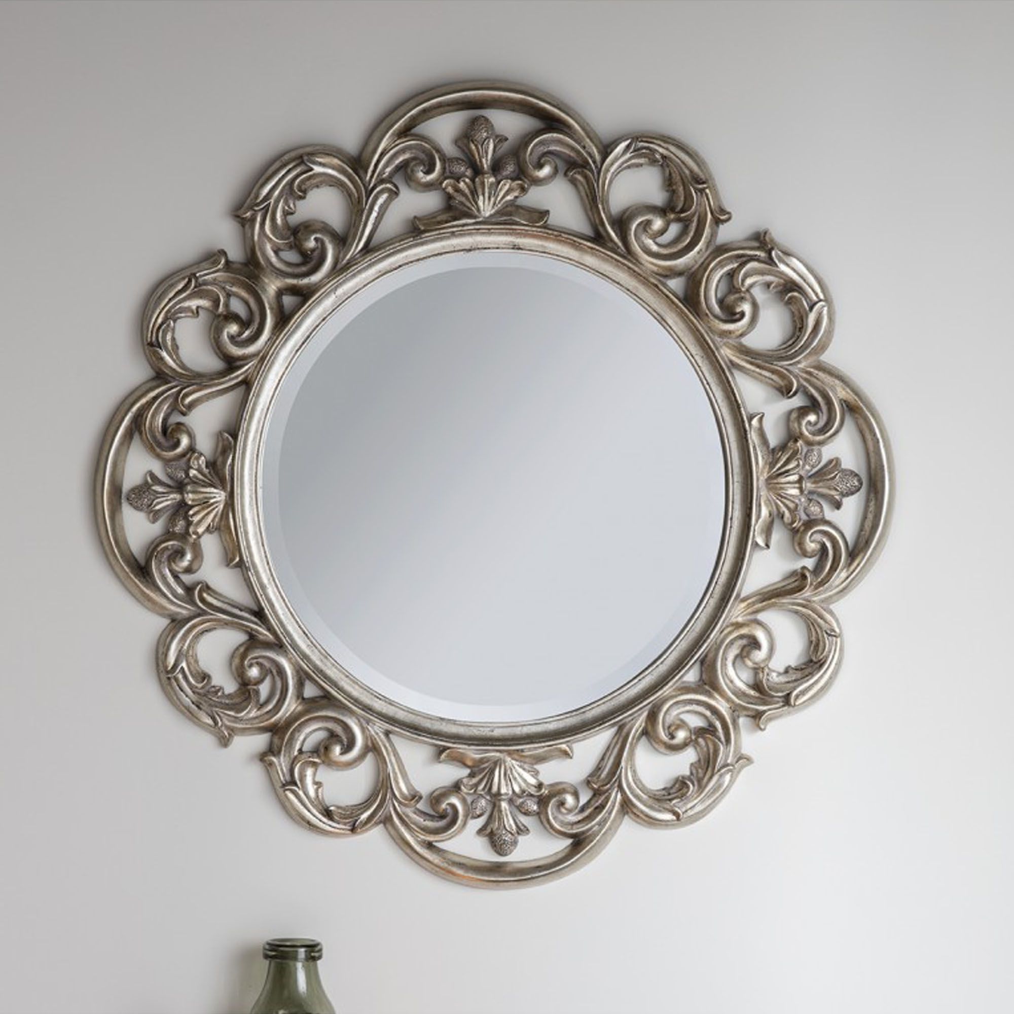 Homesdirect365 Regarding Latest Silver Quatrefoil Wall Mirrors (View 8 of 15)