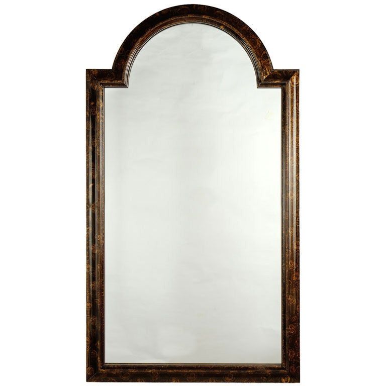 Labarge Palladian Arch Top Mirror In Faux Tortoise Finish At 1stdibs Inside Well Liked Bronze Arch Top Wall Mirrors (View 4 of 15)