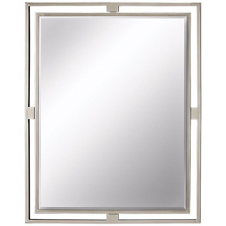 Lamps With Brushed Nickel Rectangular Wall Mirrors (View 5 of 15)