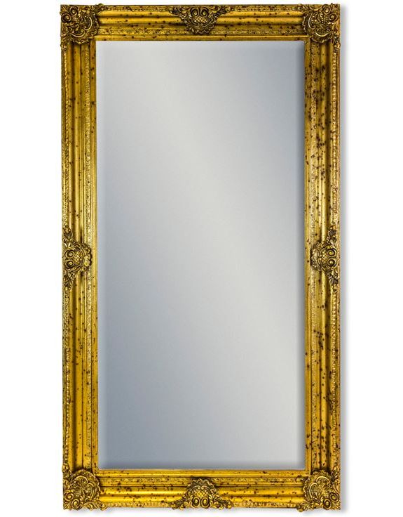 Large Gold Rectangular Classic Mirror In 2019 Dark Gold Rectangular Wall Mirrors (View 7 of 15)