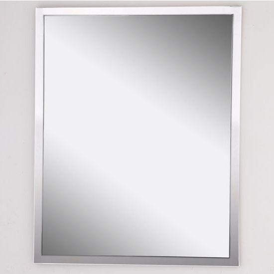 Latest Urban Steel Rectangle Wall Mirror In Multiple Finishes And Sizes With 1 Pertaining To Matte Black Metal Rectangular Wall Mirrors (View 8 of 15)
