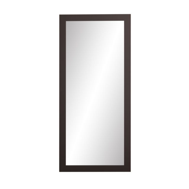 Matte Black Metal Wall Mirrors For Best And Newest Brandtworks Matte Black Framed Floor Leaning Tall Mirror 32''x 71'' (View 10 of 15)
