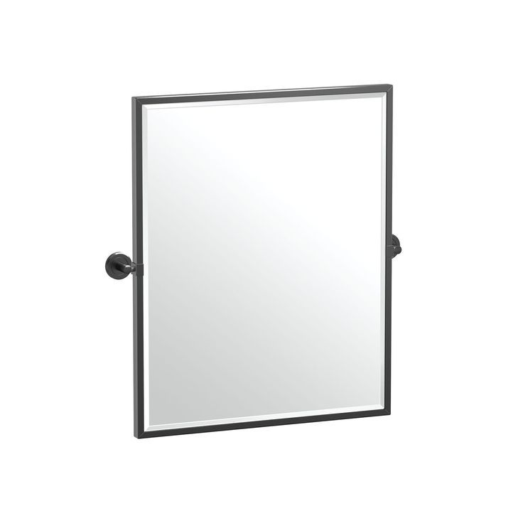 Matte Black Rectangular Wall Mirrors With Regard To Well Known Gatco Latitude Ii 25 Inch Framed Rectangle Mirror Matte Black 4249xfsm (View 15 of 15)