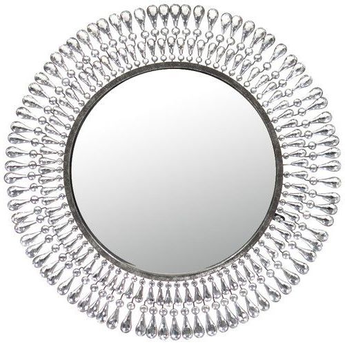 Mirror, Mirror Wall, Round Within Trendy Jagged Edge Round Wall Mirrors (View 2 of 15)