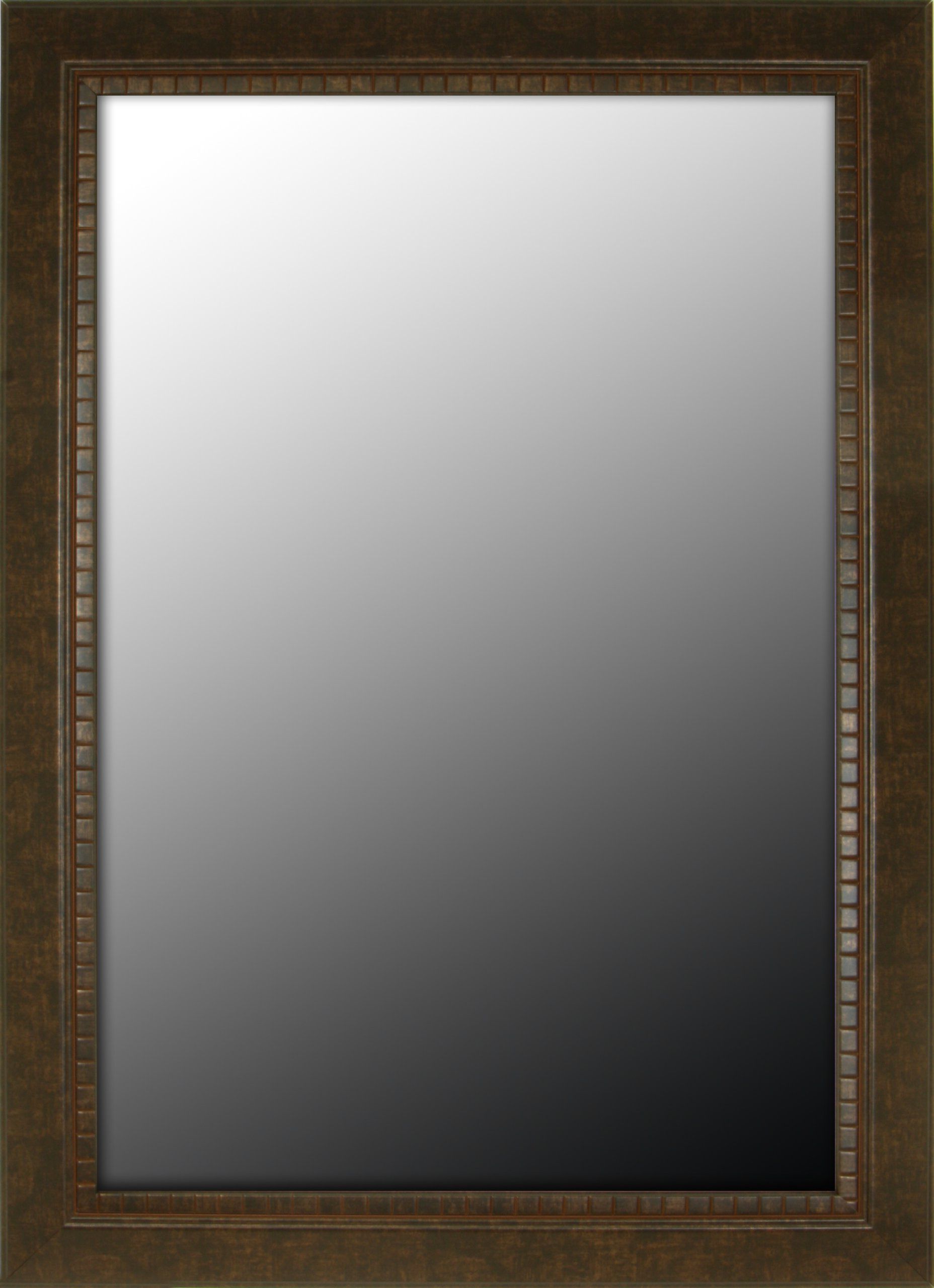 Most Current Apple Valley Tuscan Copper Bronze Petite Framed Wall Mirror, 27 Inch Intended For Woven Bronze Metal Wall Mirrors (View 13 of 15)