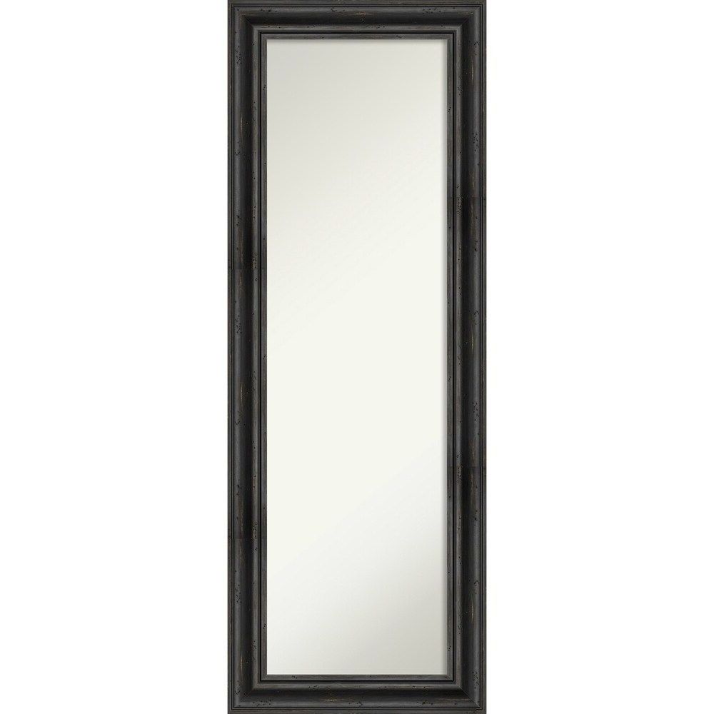 Most Recently Released On The Door Full Length Wall Mirror, Rustic Pine Black: Outer Size 19 X Intended For Rustic Industrial Black Frame Wall Mirrors (View 12 of 15)
