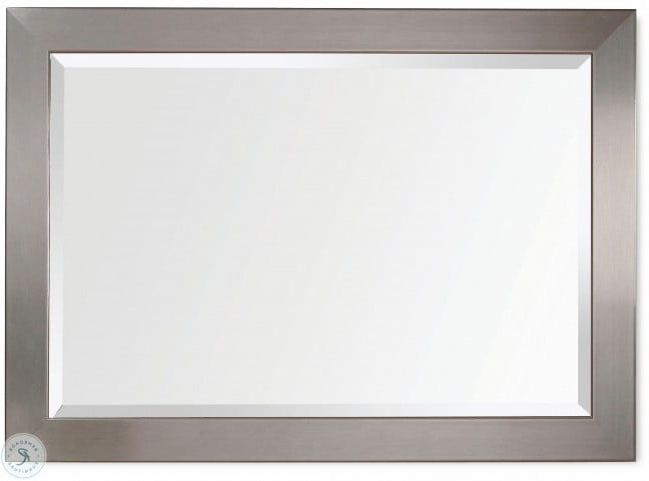 Newest Polished Chrome Wall Mirrors Throughout Stainless Brushed Chrome Wall Mirror From Bassett Mirror (View 1 of 15)