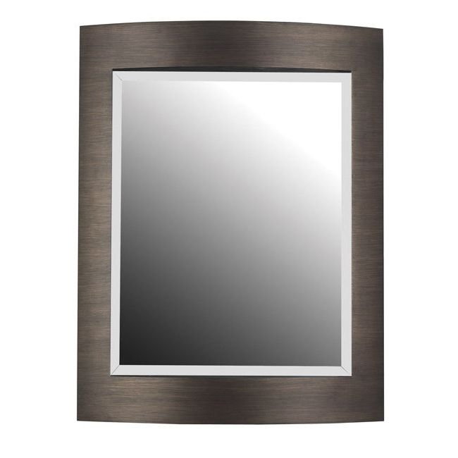 Newest Ultra Brushed Gold Rectangular Framed Wall Mirrors Regarding Shop Parker Brushed Bronze Wall Mirror – Free Shipping Today (View 5 of 15)
