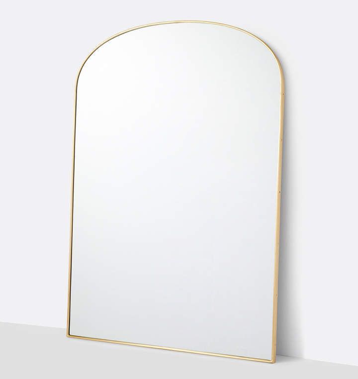 Oil Rubbed Bronze Arched Floor Metal Framed Mirror (View 5 of 15)