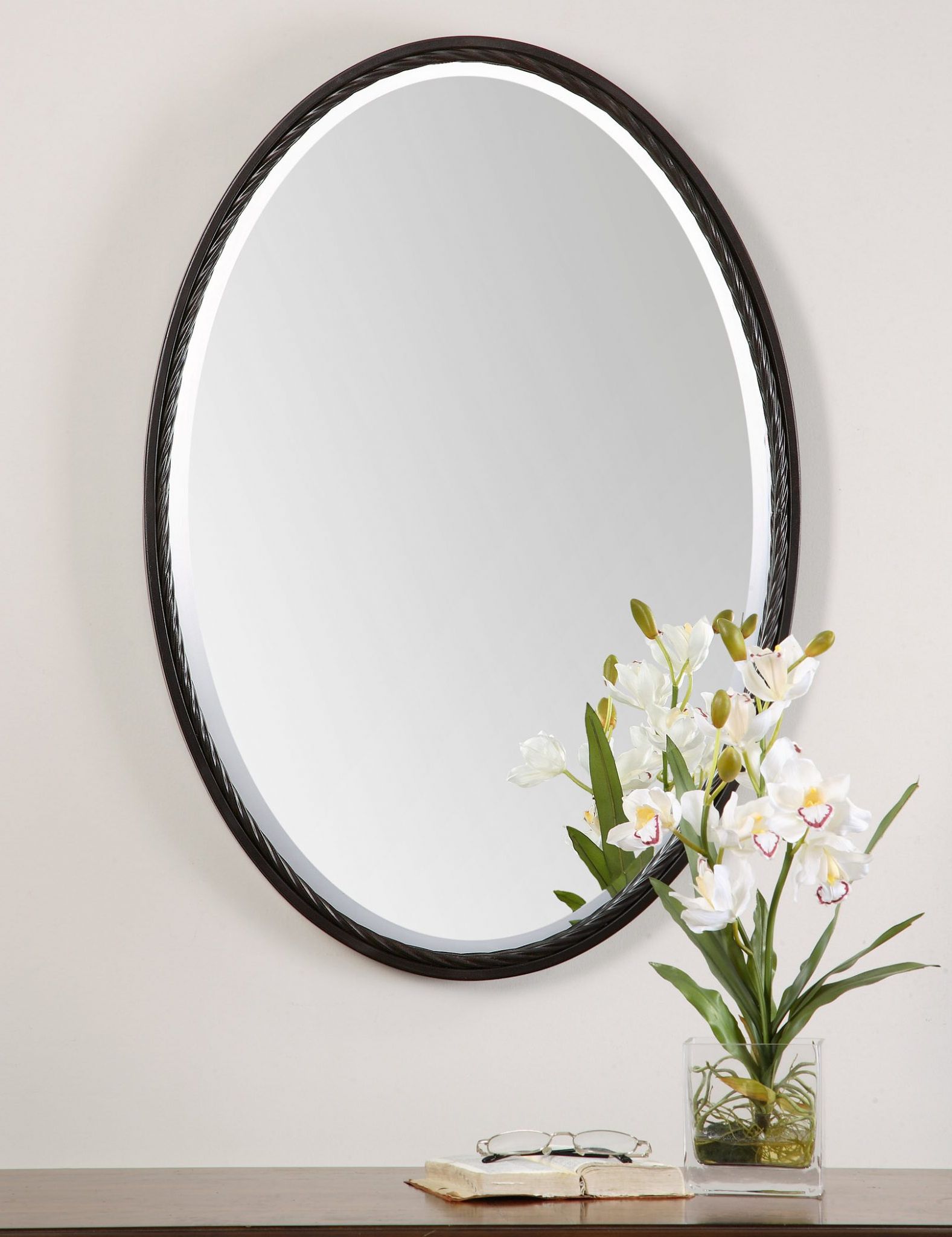 Oil Rubbed Bronze Finish Oval Wall Mirrors For Most Up To Date Uttermost Casalina Oil Rubbed Bronze Oval Mirror – Sacksteder's (View 14 of 15)