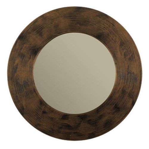 Organic Natural Wood Round Wall Mirrors Intended For Recent Wooden Frame Round Wall Mirror, Size/dimension:  (View 7 of 15)