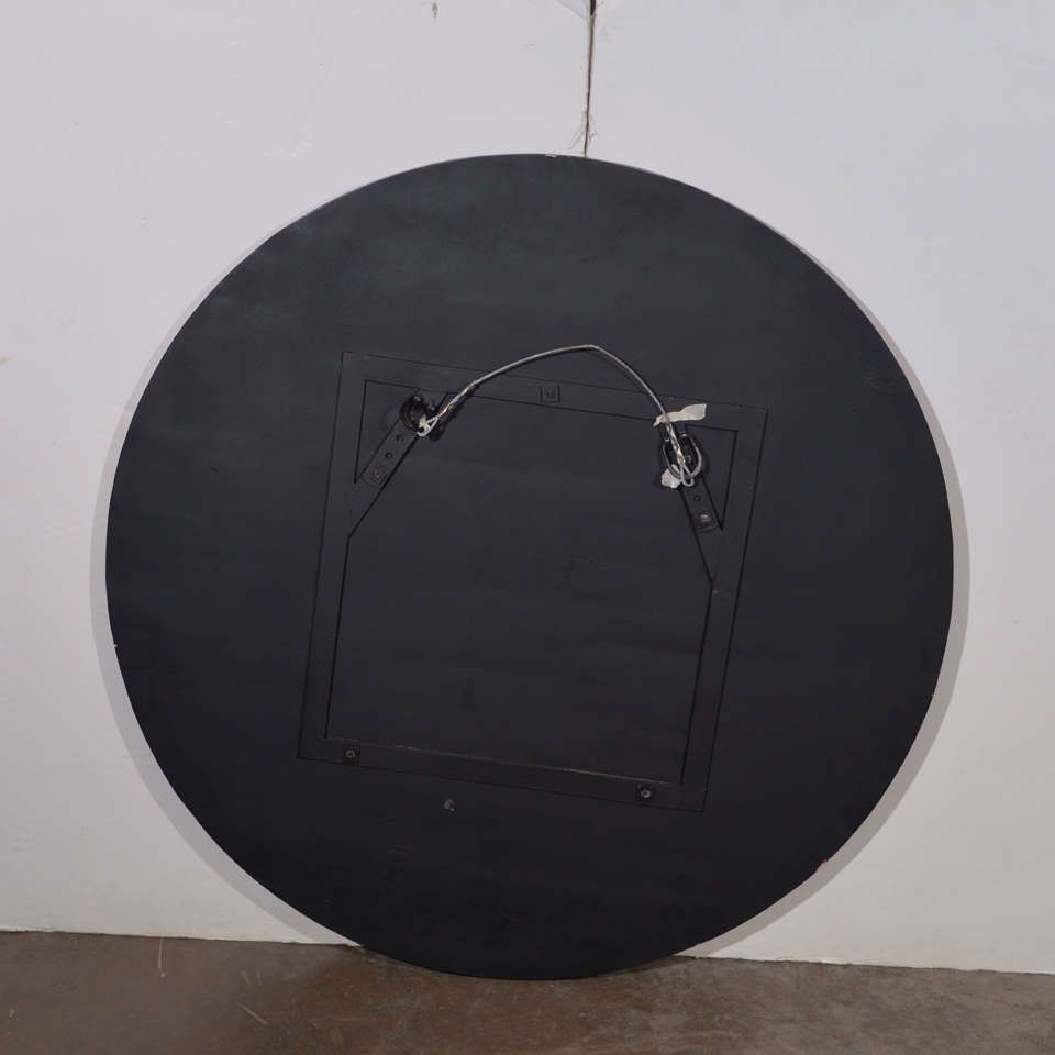 Pair Of Venetian Round Distressed Silver Mirrors At 1stdibs With Current Distressed Black Round Wall Mirrors (View 14 of 15)