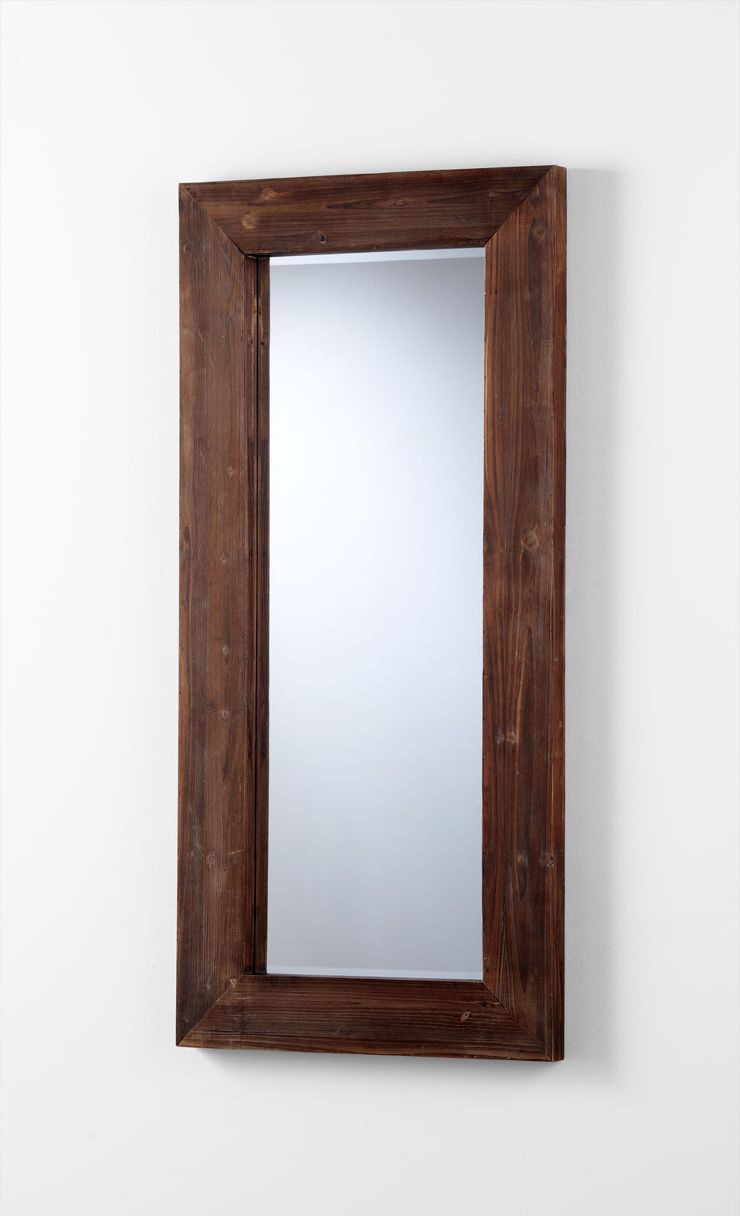 Ralston Rectangular Wood Wall Mirrorcyan Design In Current Squared Corner Rectangular Wall Mirrors (View 12 of 15)