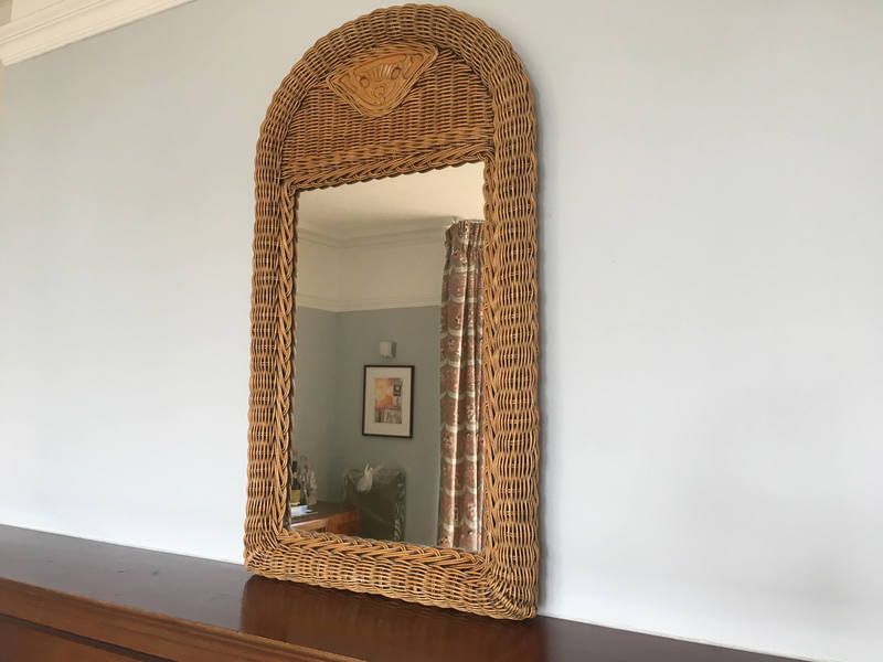 Rattan Rectangular Mirror / Wrapped Rattan Rectangular Mirror – Mecox Pertaining To Current Rattan Wrapped Wall Mirrors (View 11 of 15)