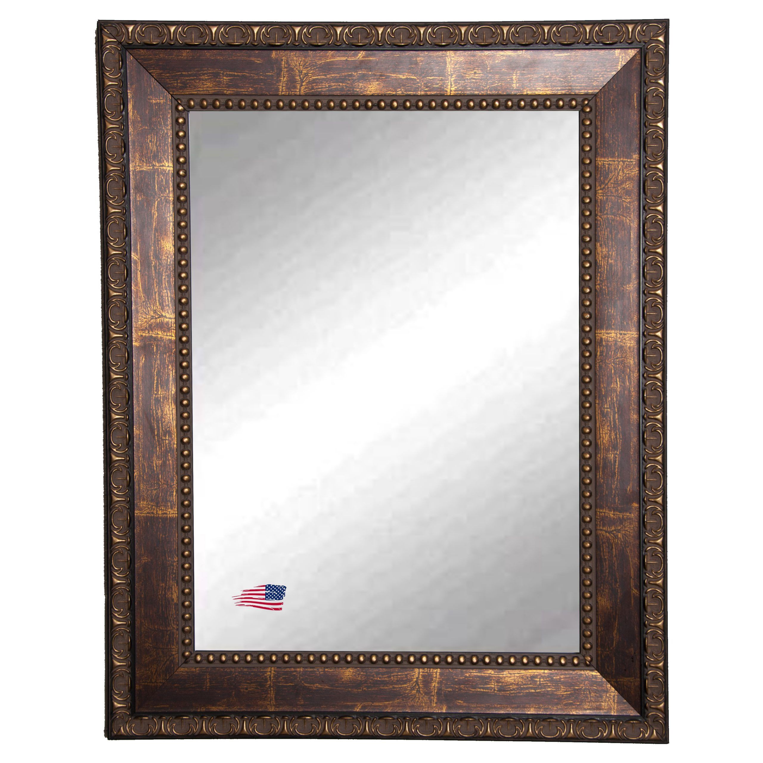 Rayne Mirrors Traditional Copper Bronze Wall Mirror – Mirrors At Hayneedle For Famous Woven Bronze Metal Wall Mirrors (View 11 of 15)