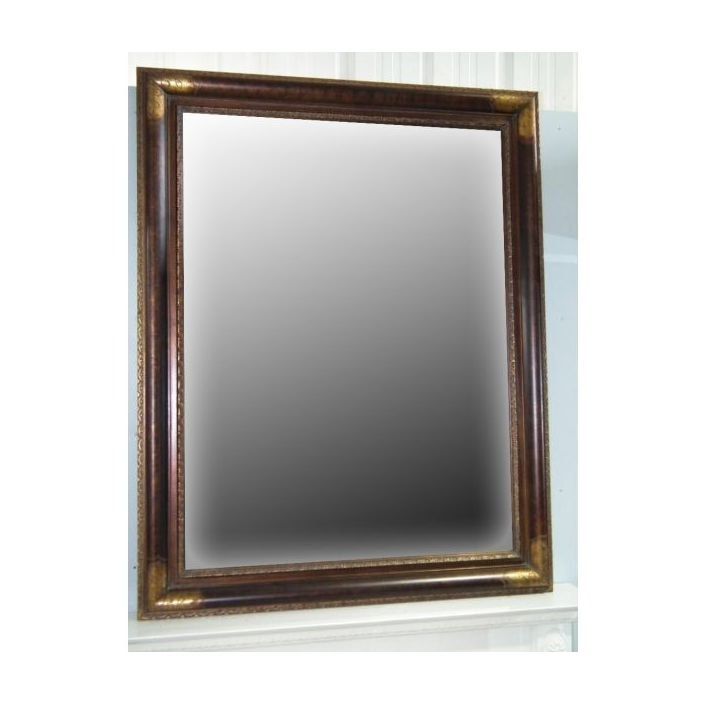 Recent Antiqued Bronze Floor Mirrors For Decorative Bronze Framed Antique French Style Wall Mirror – French (View 3 of 15)