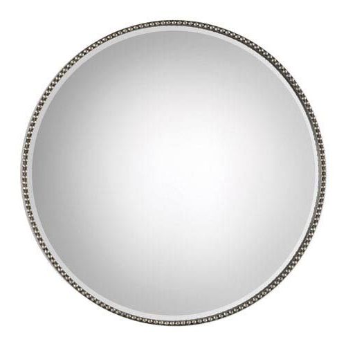 Round Mirrors, Silver Wall (View 7 of 15)